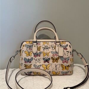 Coach Multicolor Butterfly Satchel